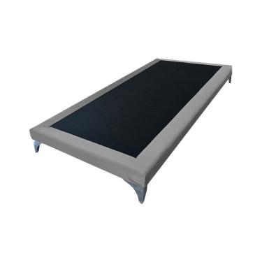 Imagem de Cama Oriental Premium Solteiro Veludo Cinza