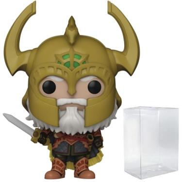 Imagem de POP O Senhor dos Anéis: A Guerra de Rohirrim - Boneco de vinil Helm Hammerhand Funko (incluído com caixa protetora compatível), multicolorido, 9,5 cm