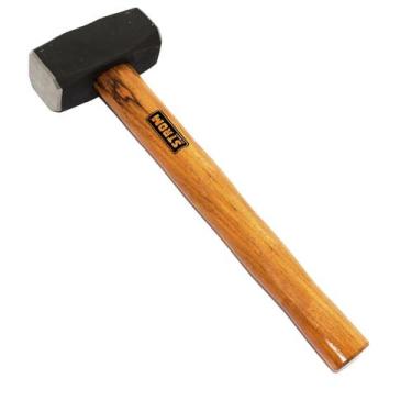 Imagem de Marreta com Cabo de Madeira 1kg - H200276 - Strom