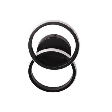 Imagem de Plafon LED Taschibra Village Circle Luz Quente 3000K Cor:Preto