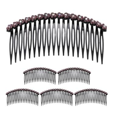 Imagem de minkissy Pente Francês Estiloso Com Strass Cabelo Feminino Pente Deslizante Cabelo De Noiva