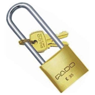 Imagem de Cadeado de Latão Pado 35mm com Haste Longa