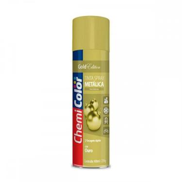 Imagem de Spray Chemicolor Metalica Ouro 400Ml - BASTON