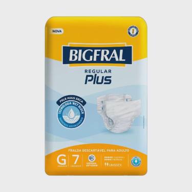 Imagem de Fralda adulto bigfral regular plus G 7 unidades