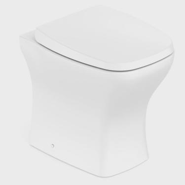 Imagem de Kit Vaso Sanitário Rimless com Assento pp Softclose Vip Celite