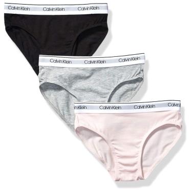 Imagem de Calcinha Calvin Klein, biquíni de algodão pequeno e moderno para meninas x3