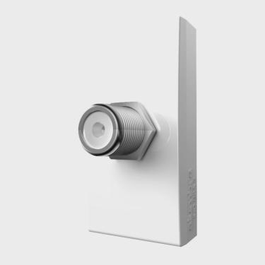 Imagem de Módulo tomada p/ cabo coaxial antena e TV Módulo Pro Alumbra Branco