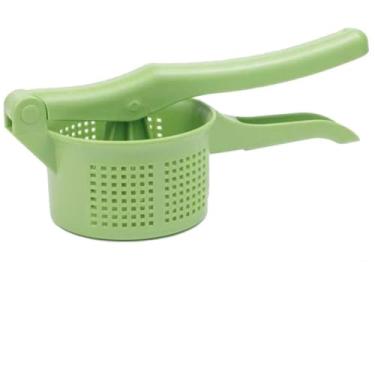 Imagem de Espremedores manuais, espremedor criativo de recheio de legumes, ferramenta de espremer frutas ferramenta de desidratação de pressão manual para jantar na cozinha (verde)