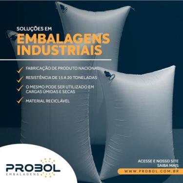 Imagem de Dunnage bag - SACO INFLÁVEL PARA CONTENÇÃO DE CARGA - 90x220 cm - PROB