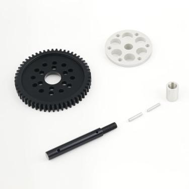 Imagem de NMNRC 45# Steel Center Spur Gear Axle Mount Kit for 1/10 Axial SCX10 II AX10 Vanquish VS4-10 RC Car Crawler Series Upgrades Part