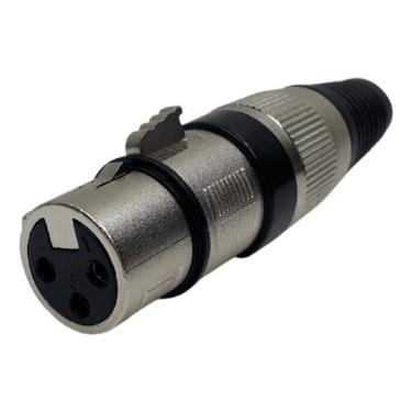 Imagem de Conector Plug Xlr Femea De Linha It Blue - Le-5592