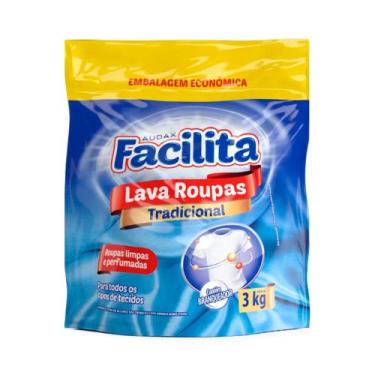 Imagem de Sabao em po lava roupas 3kg facilita audax