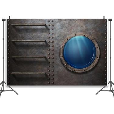 Imagem de Leowefowa Fundo de fotos de desenho animado mundo subaquático 3 x 2,4 m vinil ciência submarino sessão de fotos para chá de bebê festa de aniversário, decoração de estúdio de fotografia