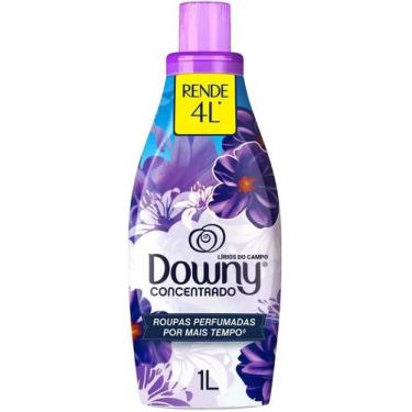 Imagem de Kit c/ 4 Downy Lirios do Campo - Amaciante Concentrado, 1L