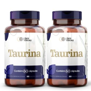 Imagem de Taurina - 1g com 60 cápulas - 2 potes