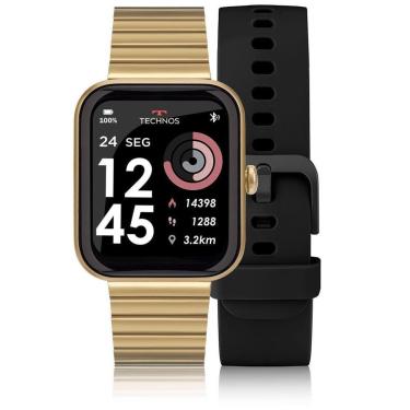Imagem de Smartwatch Feminino Connect MAX Dourado e Preto - TMAXAH/7D TMAXAH/7D-Unissex