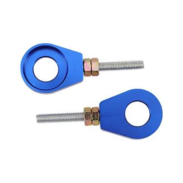 Imagem de WOOSTAR 15 mm ajustador de corrente de motocicleta tensor de substituição para 110cc 125cc Lifan YX SSR Coolster SDG Thumpstar Chinese Dirt Pit Bike Azul