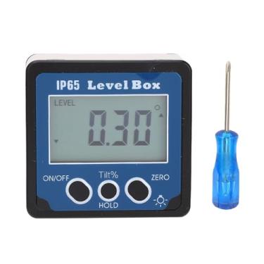 Imagem de Inclinômetro Digital, Nível de Localizador de ângulo Com Luz de Fundo, Base Magnética, Prova de água IP65 para Serra de Mesa, Medindo a Inclinação
