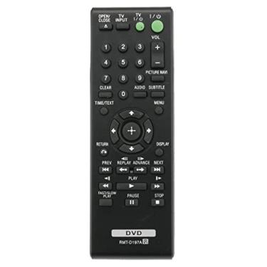 Imagem de PERFASCIN Controle remoto de substituição RMT-D197A adequado para Sony DVD Player DVP-SR210 DVP-SR210P DVP-SR510 DVP-SR510H D197A