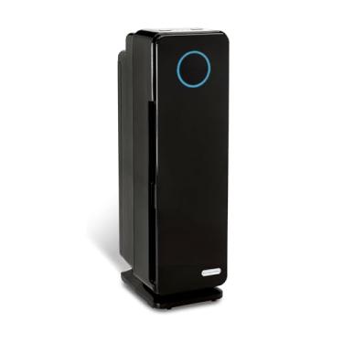 Imagem de GermGuardian Purificador de ar HEPA 5 em 1 para casa, purificador de ar para animais de estimação com filtro de ar HEPA e luz UV-C, AC4300BPTCA, 743 pés quadrados, torre de 55 cm, preto