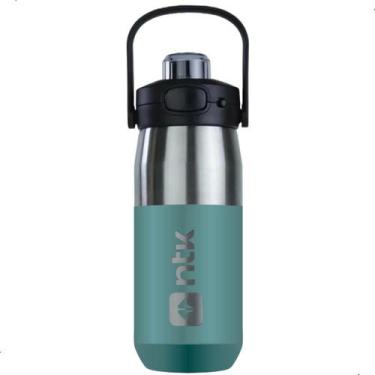 Imagem de Garrafa Térmica Inox 750ml Água Fria Quente Ntk Isomax Verde - Nautika