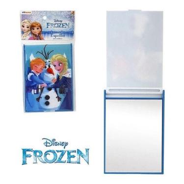 Imagem de Espelho de mão retangular frozen 9,5x6,5cm - etithome