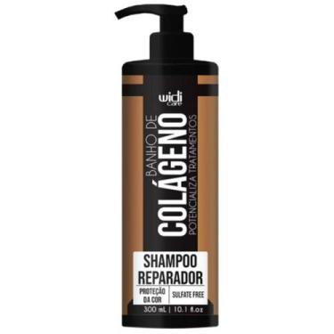 Imagem de Shampoo Reparador Capilar Banho De Colágeno Widi Care Tratamento Sem S