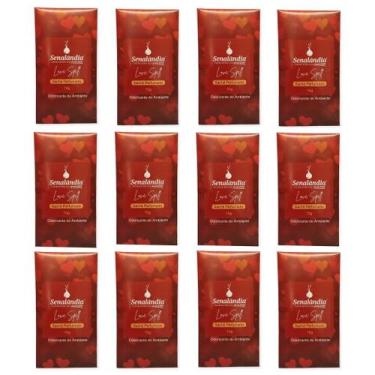 Imagem de Kit 12 Sachê Perfume Roupa Odorizador Amor no Ar Gaveta Guarda Roupa A