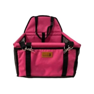 Imagem de Cadeirinha Assento Cadeira Pet de Carro para Cães Cachorro Gatos ATÉ 10KG Transporte Passeio Viagem *COR ROSA