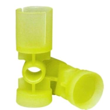 Imagem de 100 Buchas plásticas 18g para recarga cart plástico cal 28