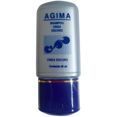 Imagem de Shampoo Cinza Escuro, Tonalizante para Cabelos Grisalhos e Brancos, 80ml