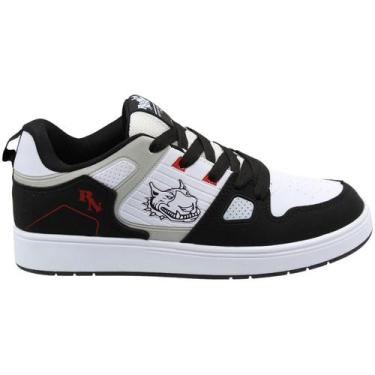Imagem de Tênis Casual Red Nose Prescott Juvenil Menino, Branco, Preto, 36
