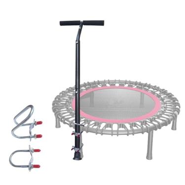 Imagem de Kraoouis Barra De Trampolim Com Rebote Para A Maioria Das Marcas Mini Trampolins Fitness, Adapta-Se Tubos Pé Até 0,98 Pol. 1,26 Diâmetro (Trampolim Não Incluído), Alças Confortáveis E Antiderrapante