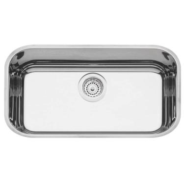 Imagem de Cuba n.2 Tramontina Lavínia Prime em Aço Inox Alto Brilho 56 x 34 x 17 cm com Válvula 94024202