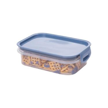 Imagem de Pote Hermético Trava Mais Retangular Stitch 500 ml Plasútil