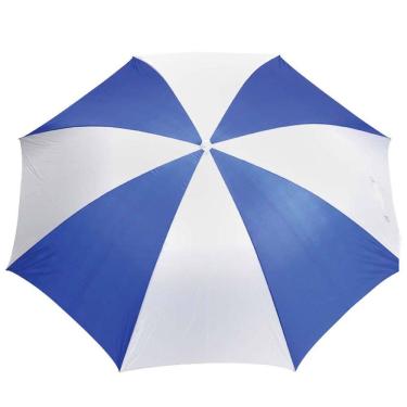 Imagem de Guarda Sol Aco 1,80m Azul e Branco Mor