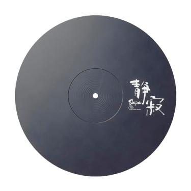 Imagem de Tapete de prato para toca-discos de vinil LP 30 cm reduz vibrações