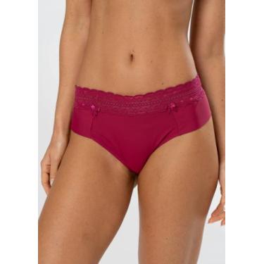 Imagem de Calcinha de Microfibra com Cós de Renda Fio Duplo - Gimara, M, Coringa
