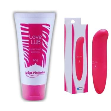 Imagem de Kit Vibrador Golfinho Toque Liso Ponto G + Lubrificante Anal Vaginal Corporal Íntimo Love Lub (LoveLub Rosa + Liso Rosa)