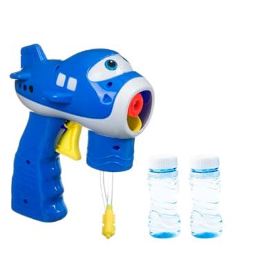 Imagem de Lança Bolhas De Sabão Pistola Lançador De Bolhas A Pilha