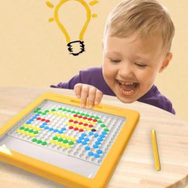 Imagem de Lousa infantil Magnética Educativa Brinquedo Quadro Interativo Menino ou Menina Montessori