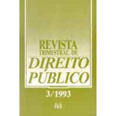 Imagem de Revista Trimestral De Direito Publico Ed. 03