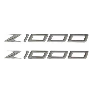 Imagem de Par Adesivo Compativel Kawasaki Z1000 Cromado Decorativo 23 - Spts
