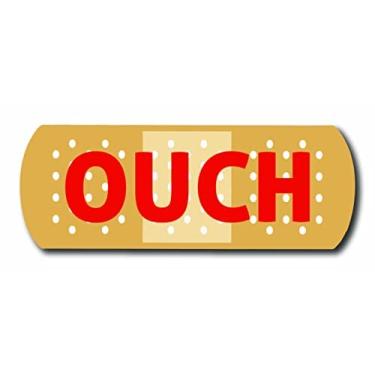 Imagem de Magnet Me Up Ouch Band Aid Magnet Decalque, ímã automotivo resistente de 7,8 x 20,3 cm para carro, caminhão, SUV