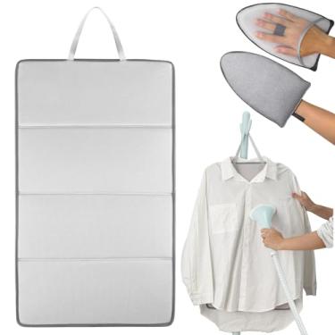 Imagem de Tábua de vaporizador para roupas com luva de passar roupa, suporte para roupas a vapor, almofada de vapor, tábua de passar roupa, vaporizador para roupas, almofada de ferro a vapor para pendurar