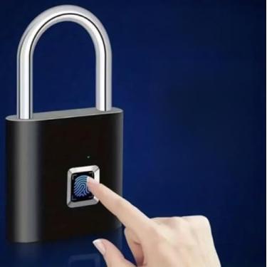 Imagem de Cadeado Inteligente com Sensor de Impressão Digital