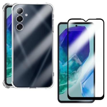 Imagem de Kit Capa Case Capinha e Película 3D Vidro Para Galaxy M55