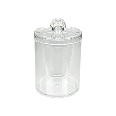 Imagem de Organizador Suporte Acrílico Porta Algodão Cotonete Elástico Cabelo Ma