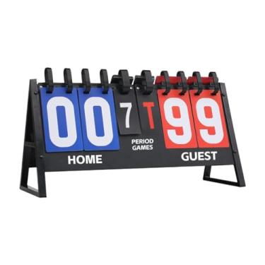 Imagem de Pegciuho Placar Flip, Scorekeeper Score Score Keeper para competição de futebol e basquete