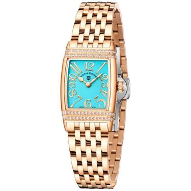 Imagem de Relógio Feminino Quartzo Design Fino Elegante Com Strass Em Aço Inoxidavel Impermavel A...